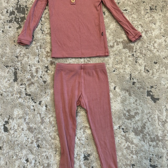 Kyte Baby Ribbed Henley Set - Picture 1 of 2
